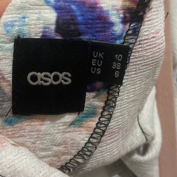 Classy floral structured midi dress. - Picture 5 of 5